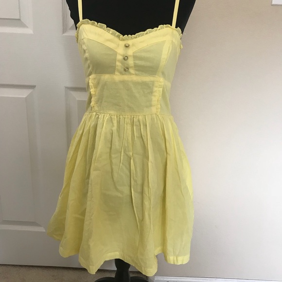 HM yellow Vintage dress - Picture 2 of 3